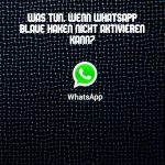 WhatsApp blaue Haken